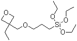 3-乙基-3-[[3-(三乙氧基硅)丙氧基]甲基]氧杂环丁烷分子结构 (CAS 220520-33-2)
