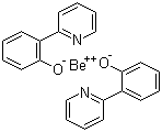 structure of CAS# 220694-90-6, Bis[2-(2-pyridinyl)phenolato]beryllium;Bis[2-(2-hydroxyphenyl)pyridine]beryllium