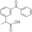 Ketoprofen molecular structure (CAS 22071-15-4)
