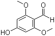 4-Hydroxy-2,6-dimethoxybenzaldehyde molecular structure (CAS 22080-96-2)