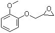 structure of CAS# 2210-74-4, Guaiacol glycidyl ether;[(2-Methoxyphenoxy)methyl]oxirane