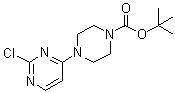 结构式 CAS# 221050-88-0, 4-(2-氯嘧啶-4-基)哌嗪-1-羧酸叔丁基酯