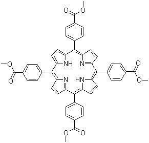 5,10,15,20-Tetra(4-carboxyphenyl)porphine tetramethyl ester molecular structure (CAS 22112-83-0)