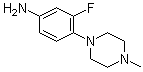 1-(4-Amino-2-fluorophenyl)-4-methylpiperazine molecular structure (CAS 221198-99-8)