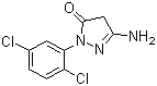 1-(2,5-Dichlorophenyl)-3-amino-5-pyrazolone molecular structure (CAS 22123-20-2)