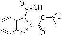 1,3-Dihydroisoindole-1,2-dicarboxylic acid 2-tert-butyl ester molecular structure (CAS 221352-46-1)