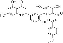 罗汉松黄酮 A分子结构 (CAS 22136-74-9)