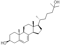 25-Hydroxyprovitamin D3 molecular structure (CAS 22145-68-2)