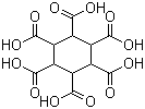 1,2,3,4,5,6-环己烷六羧酸分子结构 (CAS 2216-84-4)