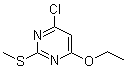 4-Chloro-6-ethoxy-2-methylsulfanylpyrimidine molecular structure (CAS 221679-84-1)