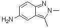 2,3-Dimethyl-2H-indazol-5-amine molecular structure (CAS 221681-94-3)