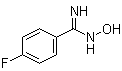 structure of CAS# 22179-78-8, N-Hydroxy-4-fluorobenzamidine;4-Fluoro-N-hydroxybenzamidine; 4-Fluorobenzamidoxime