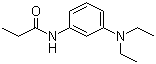 N-[3-(二乙氨基)苯基]丙酰胺分子结构 (CAS 22185-75-7)