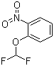 structure of CAS# 22225-77-0, 2-(Difluoromethoxy)nitrobenzene;1-(Difluoromethoxy)-2-nitrobenzene