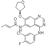 (2E)-N-[4-[(3-Chloro-4-fluorophenyl)amino]-7-[[(3S)-tetrahydro-3-furanyl]oxy]-6-quinazolinyl]-2-butenamide molecular structure (CAS 2223677-64-1)