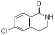 6-氯-3,4-二氢异喹啉-1(2H)-酮分子结构 (CAS 22246-02-2)