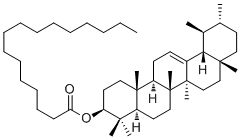 alpha-软脂酸香树精酯分子结构 (CAS 22255-10-3)
