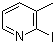 2-碘-3-甲基吡啶分子结构 (CAS 22282-58-2)