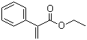 2-苯基丙烯酸乙酯分子结构 (CAS 22286-82-4)
