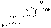 4-(2-Aminopyrimidin-5-yl)benzoic acid molecular structure (CAS 222987-21-5)