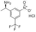 结构式 CAS# 2230840-47-6, (R)-1-(3-硝基-5-(三氟甲基)苯基)乙-1-胺盐酸盐