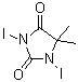 1,3-Diiodo-5,5-dimethylimidazolidine-2,4-dione molecular structure (CAS 2232-12-4)