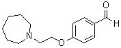 4-[2-(Hexahydro-1H-azepin-1-yl)ethoxy]benzaldehyde molecular structure (CAS 223251-09-0)