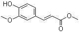 结构式 CAS# 22329-76-6, 反式-阿魏酸甲酯