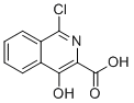 1-Chloro-4-hydroxyisoquinoline-3-carboxylic acid molecular structure (CAS 223388-21-4)