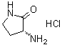 (R)-3-Aminopyrrolidin-2-one hydrochloride molecular structure (CAS 223407-19-0)