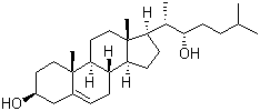 22(S)-Hydroxycholesterol molecular structure (CAS 22348-64-7)