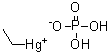 结构式 CAS# 2235-25-8, 乙基汞磷酸盐