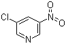 3-氯-5-硝基吡啶分子结构 (CAS 22353-33-9)