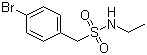 1-(4-溴苯基)-N-乙基甲磺酰胺分子结构 (CAS 223555-84-8)