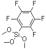 五氟苯基三甲氧基硅烷分子结构 (CAS 223668-64-2)