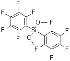 Bis(pentafluorophenyl)dimethoxysilane molecular structure (CAS 223668-68-6)