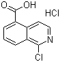 结构式 CAS# 223671-54-3, 1-氯异喹啉-5-羧酸盐酸盐