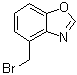 4-(溴甲基)苯并恶唑分子结构 (CAS 223792-93-6)
