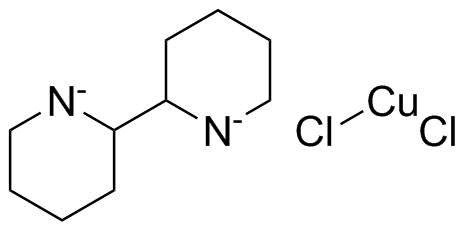 二氯·联吡啶合铜(II)分子结构 (CAS 22393-36-8)