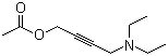 structure of CAS# 22396-77-6, 1-Acetoxy-4-diethylamino-2-butyne;4-Diethylaminobut-2-yn-1-yl acetate