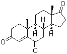 4-雄烯三酮分子结构 (CAS 2243-06-3)