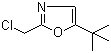 结构式 CAS# 224441-73-0, 5-叔丁基-2-(氯甲基)恶唑