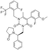 Elagolix Lactam Impurity molecular structure (CAS 2248628-93-3)