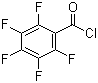 structure of CAS# 2251-50-5, Pentafluorobenzoyl chloride;2,3,4,5,6-Pentafluorobenzoyl chloride