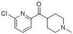 (6-chloro-2-pyridinyl)(1-methyl-4-piperidinyl)-Methanone molecular structure (CAS 225112-16-3)