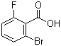 结构式 CAS# 2252-37-1, 2-溴-6-氟苯甲酸