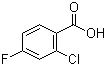 structure of CAS# 2252-51-9, 2-Chloro-4-fluorobenzoic acid