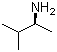 结构式 CAS# 22526-46-1, (S)-(+)-2-氨基-3-甲基丁烷; (S)-(+)-3-甲基-2-丁胺