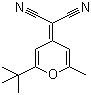 结构式 CAS# 225378-53-0, 2-(2-叔丁基-6-甲基-4-吡喃亚基)丙二腈