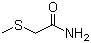 结构式 CAS# 22551-24-2, 2-(甲硫基)乙酰胺